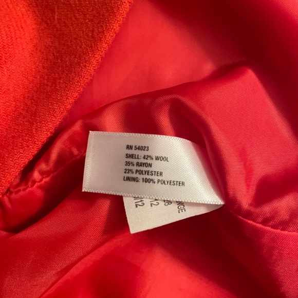 Gap Mini Skirt Wool Blend Front Pockets Lined Size 8 - Picture 4 of 7